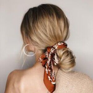Gold statement earrings